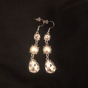Pearl/Diamond Earrings